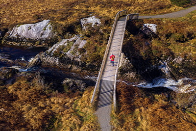 discretionary portfolios image of a person jogging