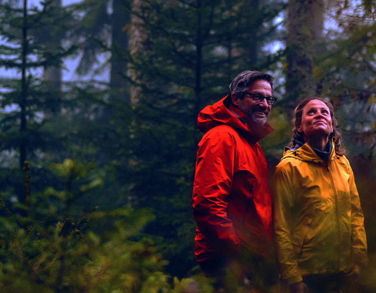 Investing opportunities image of a couple in a forrest