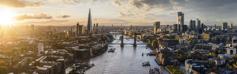 Disruptive technology image of the London skyline