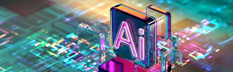 An AI chip on a data grid