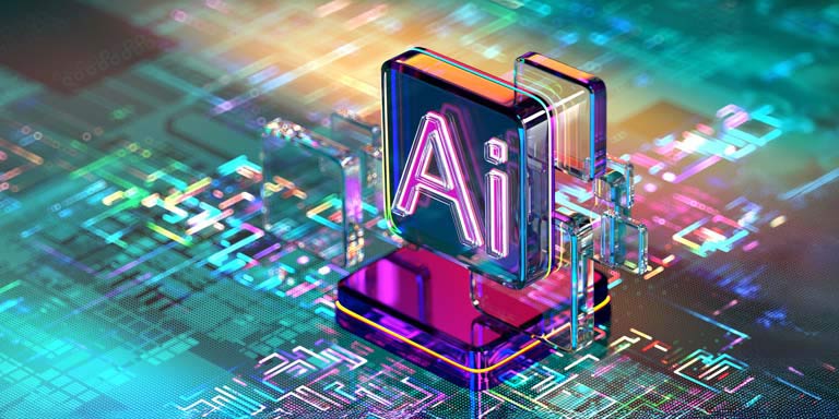 An AI chip on a data grid