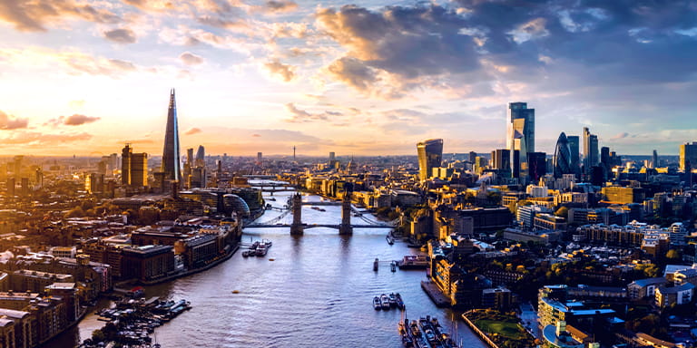 Capital markets UK image of london city