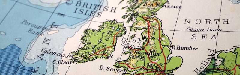 UK economic outlook | Map of British Isles | United Kingdom