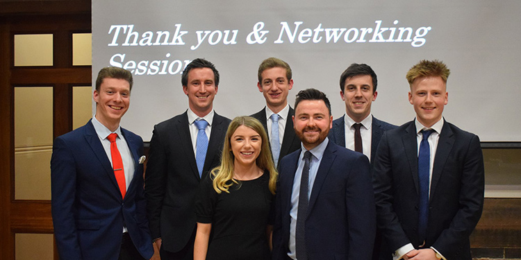 Queen's University Belfast image of group of students