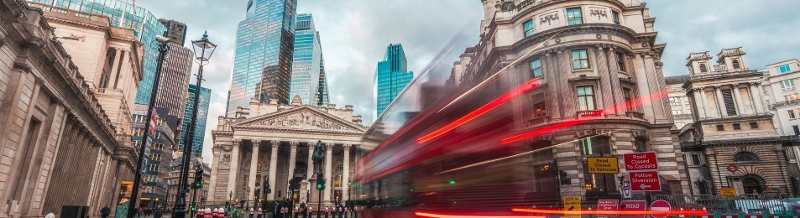 View of the city of London